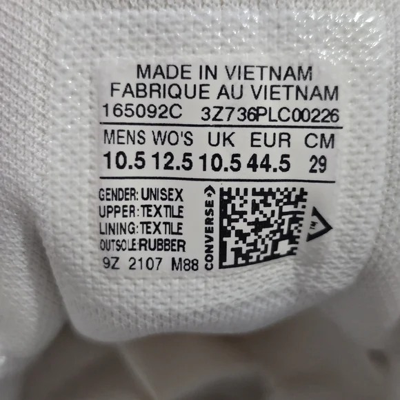 Converse Chuck Taylor All Star Space Racer High T Sneakers Unisex Shoes Men 10.5 - Picture 15 of 16